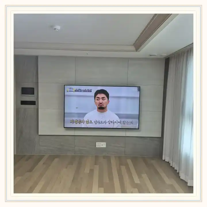 검단신도시우미린파크뷰 무타공 벽걸이TV 설치 상담용 브라켓 참고 사진