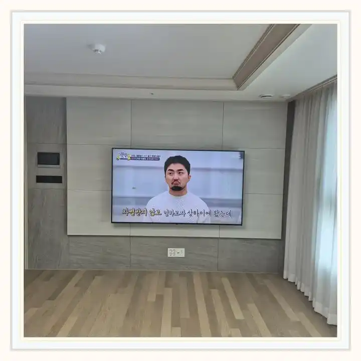 검단양우내안애퍼스트힐 무타공 벽걸이TV 설치 상담용 브라켓 참고 사진