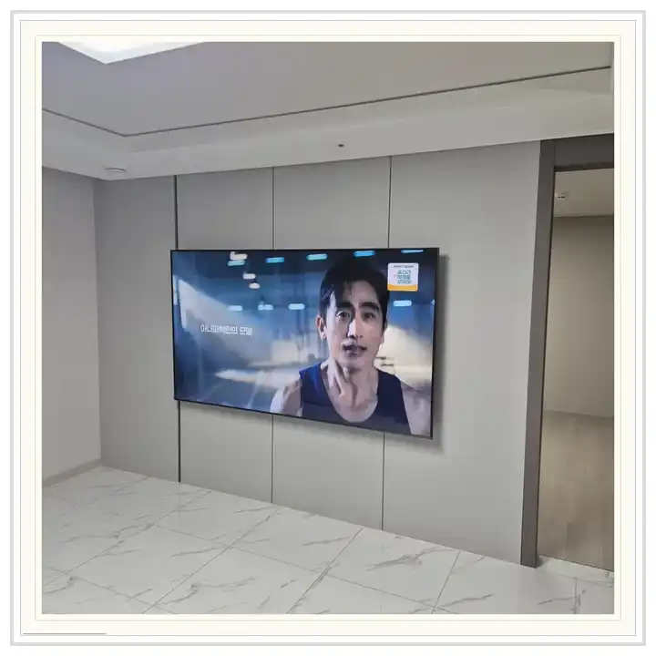 아라역금강펜테리움더시글로 무타공 벽걸이TV 설치 상담용 브라켓 참고 사진