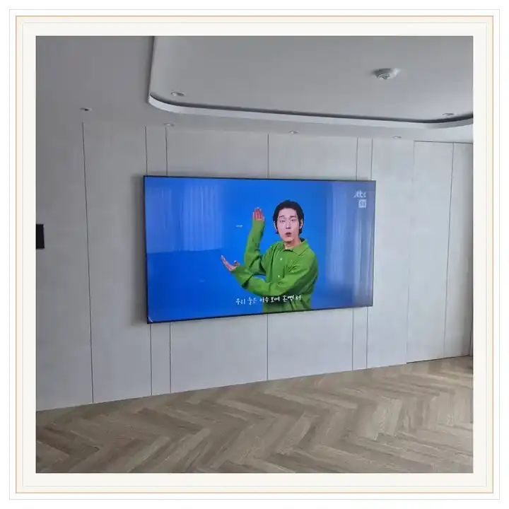드림투석남 무타공 벽걸이TV 설치 상담용 브라켓 참고 사진