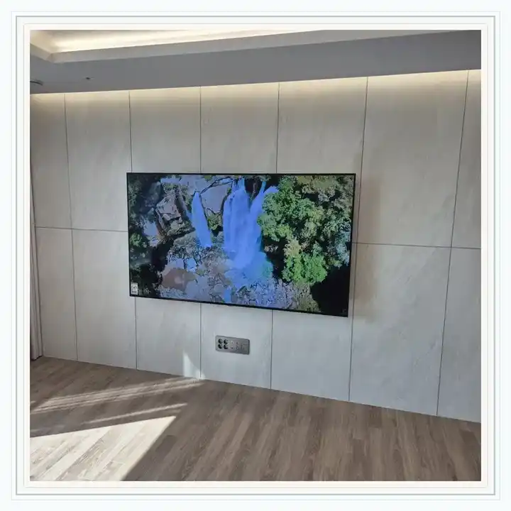 송도파크자이 무타공 벽걸이TV 설치 상담용 브라켓 참고 사진