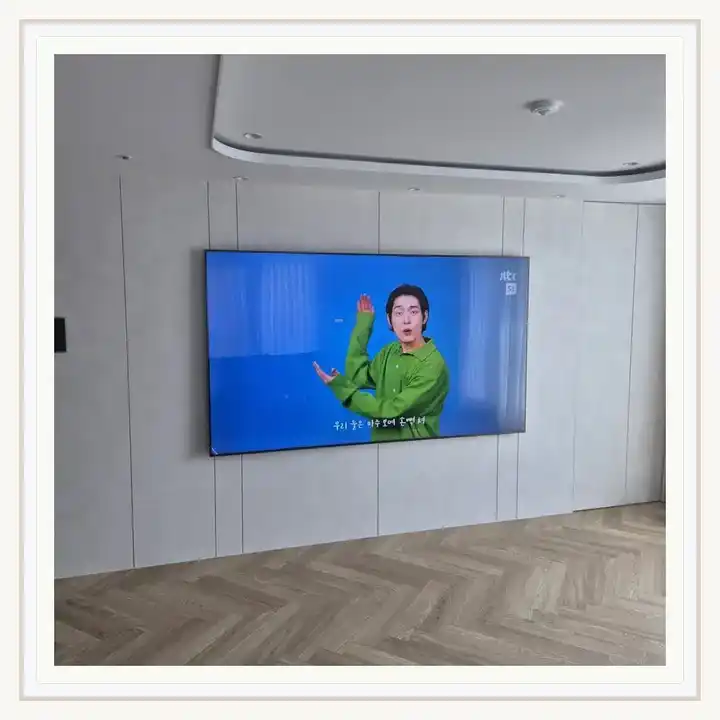 주안센트럴파라곤 무타공 벽걸이TV 설치 상담용 브라켓 참고 사진