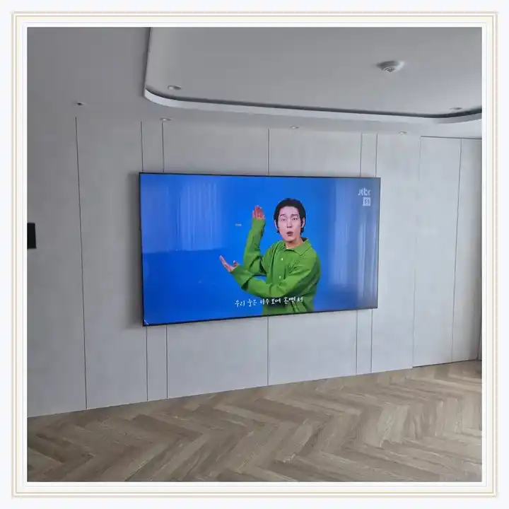 부평역화성파크드림 무타공 벽걸이TV 설치 상담용 브라켓 참고 사진