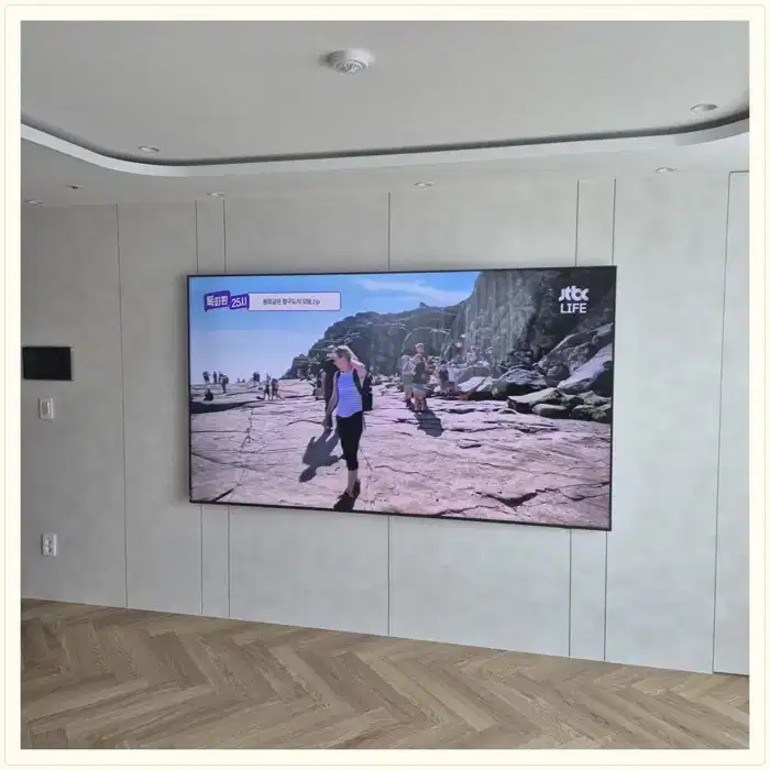 작전역서해그랑블 무타공 벽걸이TV 설치 상담용 브라켓 참고 사진