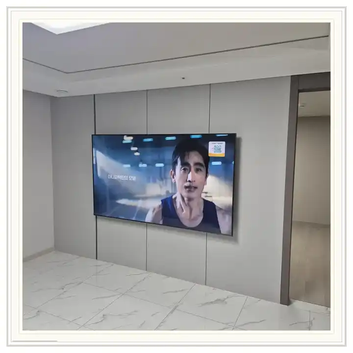 춘천롯데캐슬위너클래스 무타공 벽걸이TV 설치 상담용 브라켓 참고 사진