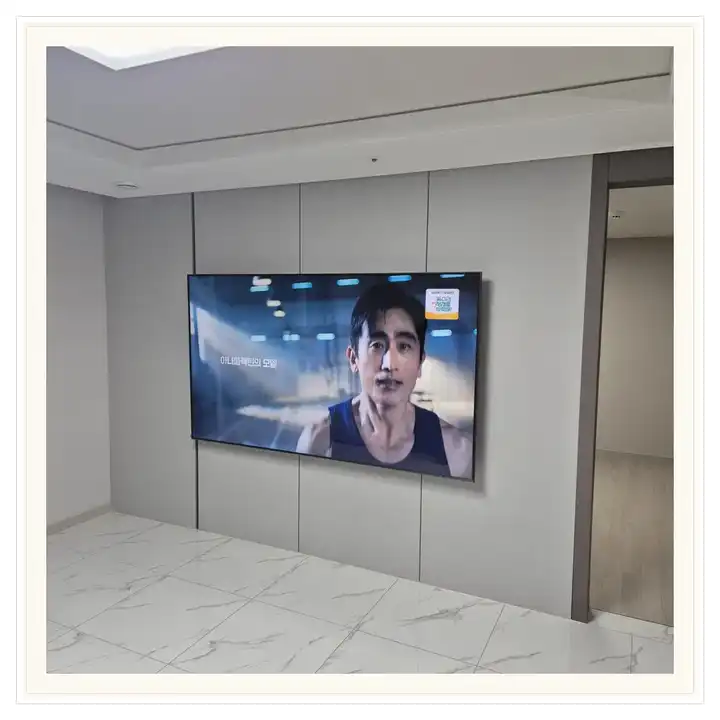 춘천학곡모아엘가비스타 무타공 벽걸이TV 설치 상담용 브라켓 참고 사진